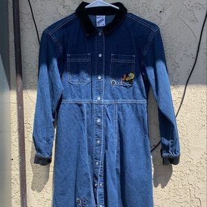 Vintage Warner Bros denim dress